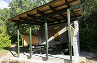 Picnic area in Rodellar, Mascún Campsite