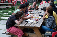 Public picnic area, Mascún campsite