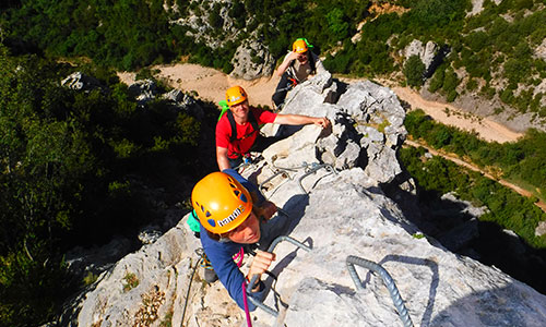 Vias Ferratas à Rodellar, Guara. Canyons dans la Sierra de Guara